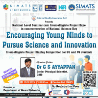 National Level Seminar cum Intercollegiate Project Expo 2025 National Level Seminar cum Intercollegiate Project Expo Poster